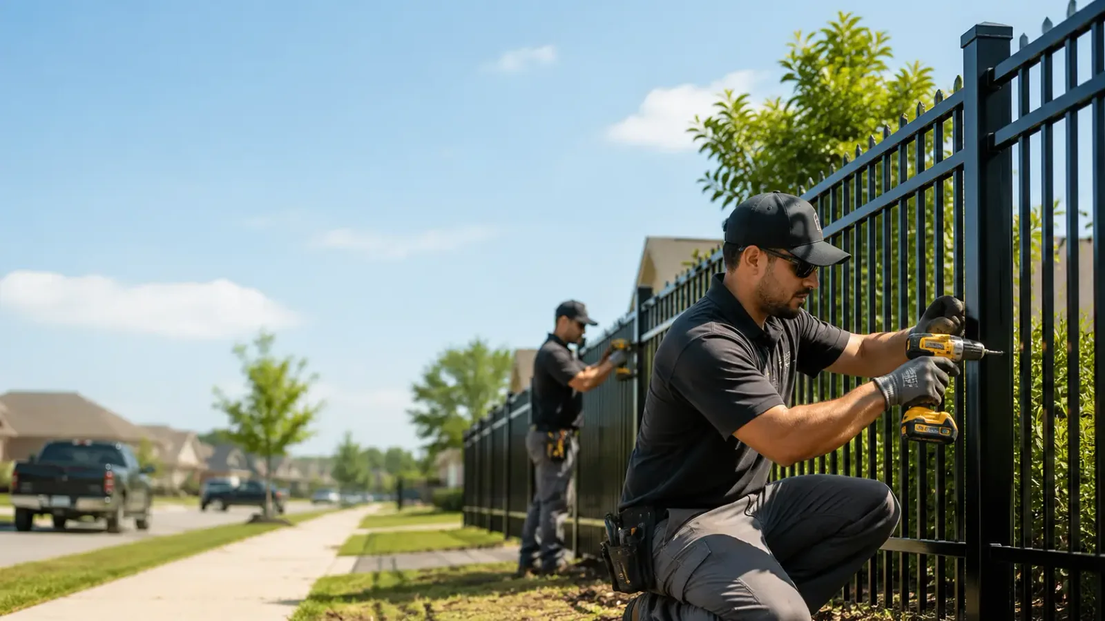 Metal Fence Installation in Germantown, WI